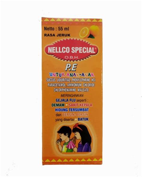 Jual Nellco Special OBH PE Anak Rasa Jeruk 55ml Di Lapak Lenko Surya