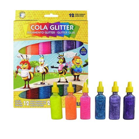 Comprar Cola Glitter Acrilex Menor Preço Lemon Paper