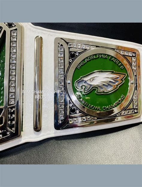 Philadelphia Eagles Custom Side Plates Wwe Championship Belt Wwe