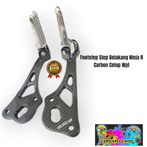 Jual Footstep Step Belakang Ninja R Carbon Celup Wtp Khusus Knalpot