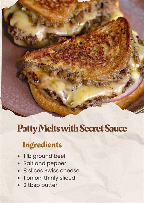 Best 12 Patty Melt with Secret Sauce – Artofit