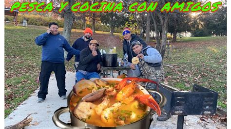 PESCA Y COCINA CON AMIGOS YouTube