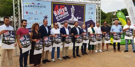 Relaci N De Inscritos Del Rallye Orvecame Isla De Lanzarote A Todo