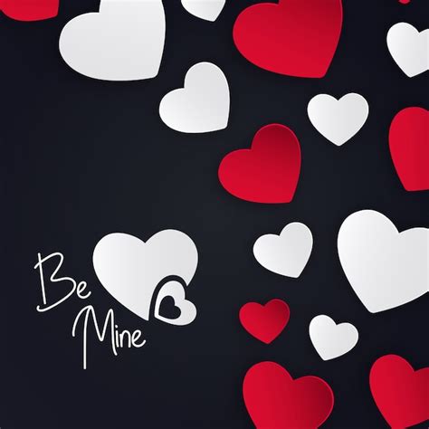 Free Vector | Valentine hearts background