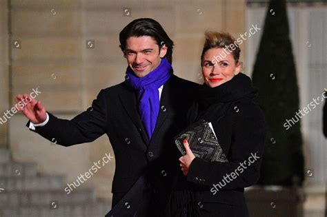 Gauthier Capucon His Wife Delphine Borsarello Editorial Stock Photo