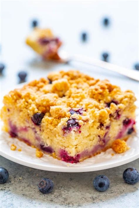 Blueberry Coffee Cake With Streusel Topping Averie Cooks