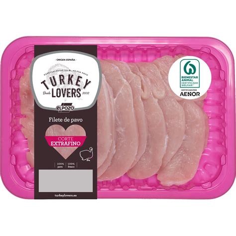 Filetes De Pavo Fresco Corte Extrafino Sin Gluten Y Sin Lactosa Peso