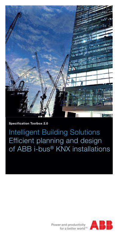 PDF Specification Toolbox 2 0 Intelligent Building Solutions