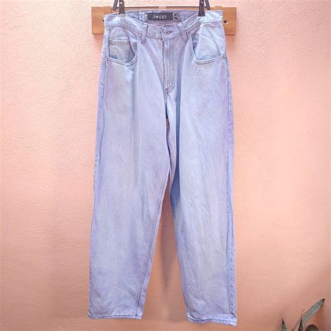 Vintage Vintage 90s Levis SilverTab Baggy Jeans LIGHT PURPLE Denim