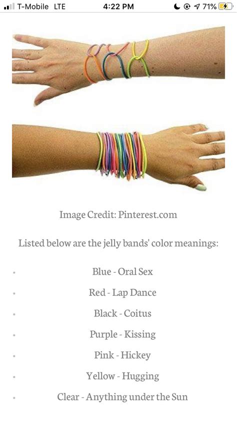 Colored Sex Jelly Bracelet Meanings Atelier Yuwa Ciao Jp