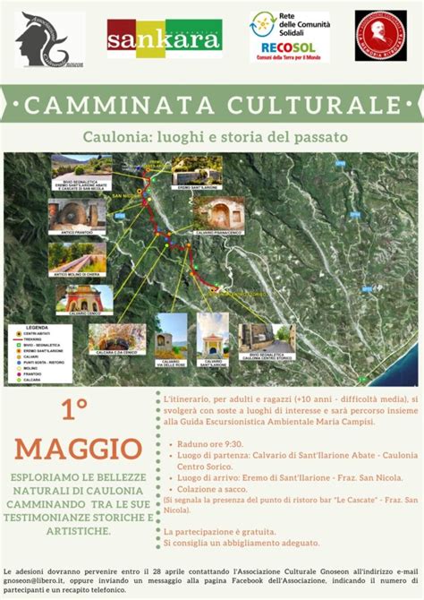 Il Primo Maggio A Caulonia Una Camminata Culturale Con Lassociazione