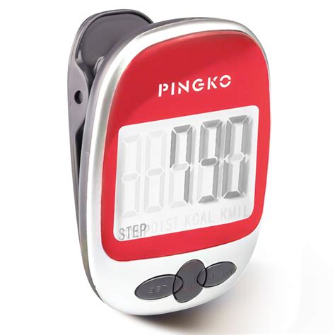 PINGKO Best Pedometer For Walking Accurately Track Steps Multi Function