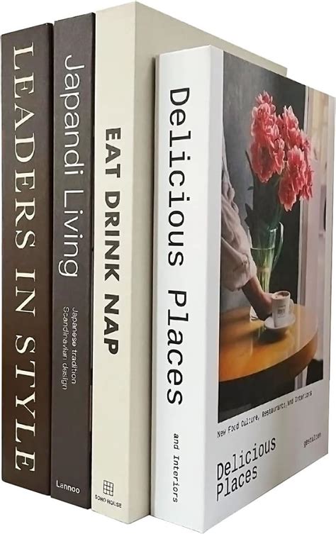 Amazon Pieces Faux Books For Decoration Modern Fashion