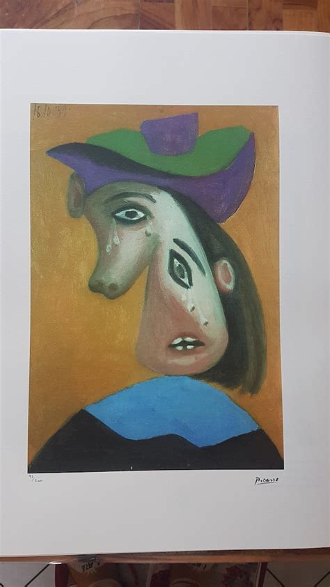 Pablo Picasso Certified Lithograph 50x70 Etsy