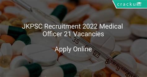 Jkpsc Recruitment Medical Officer Vacancies Latest Govt Jobs