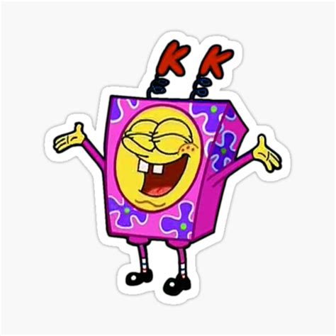 Kuddly Krab Spongebob Sticker For Sale By Koombaiyah Redbubble