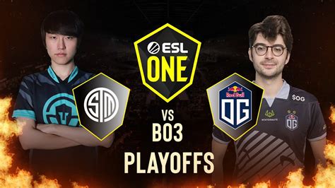 Fil Og Vs Tsm Ammar Vs Saberlights Esl One Stockholm Youtube