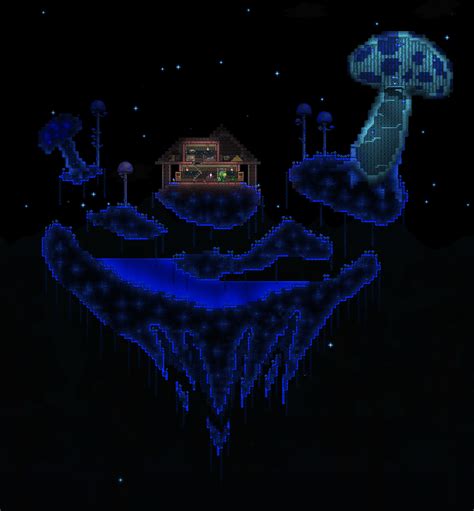 simple and quick mushroom biome : r/Terraria