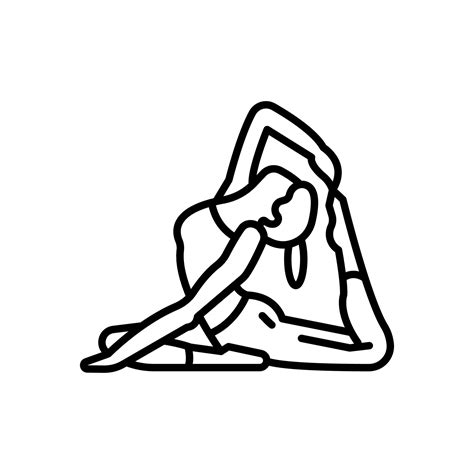 Stretching Icon In Vector Illustration 33050426 Vector Art At Vecteezy