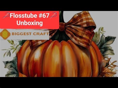 FLOSSTUBE 67 CROSS STITCH UNBOXING BIGGESTCRAFT Flosstube