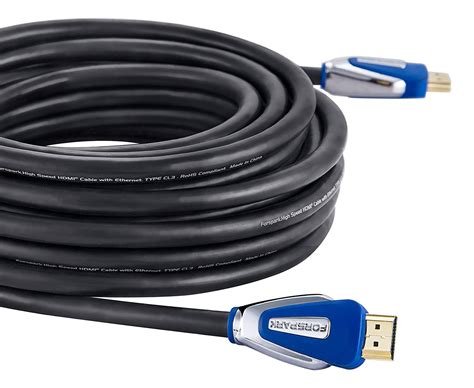 Forspark Ultra High Speed Prime Long Hdmi Cable 75ft With Ethernet Built In Signal Booster