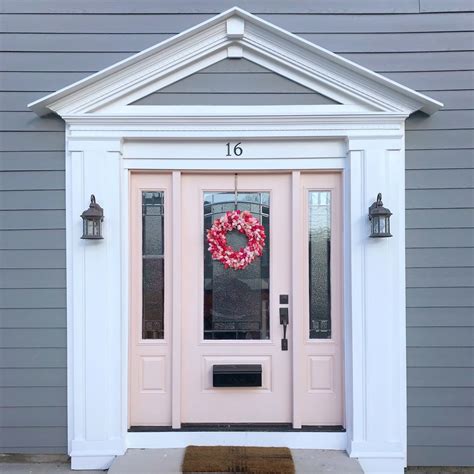 Our Blush Pink Front Door Road Called Life Pink Front Door Front