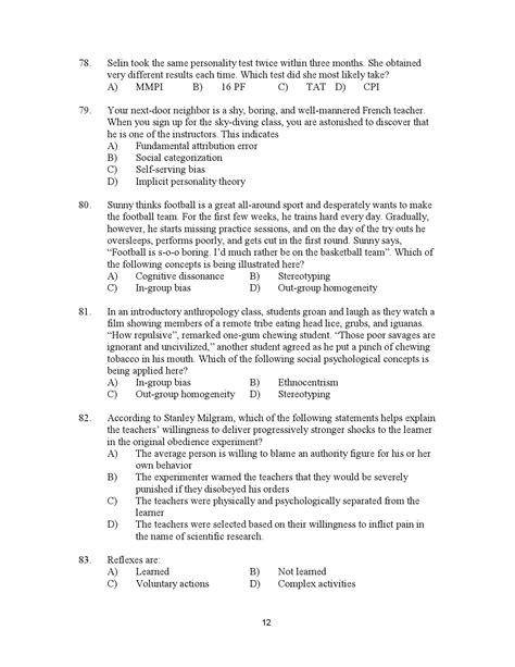 Kerala Set Psychology Exam Question Paper July 2023 State Eligibility Test Set Kerala Exams