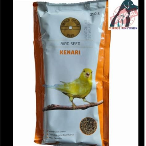 Jual Goldcoin Canary Gram Pakan Kenari Makanan Gold Coin Burung