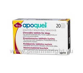 Apoquel Oclacitinib 16mg 20 Tablets Pack PharmaRight Vu