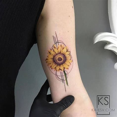 40 Sunflowers Tattoos Design Ideas For Women Tatuagens De Girassol