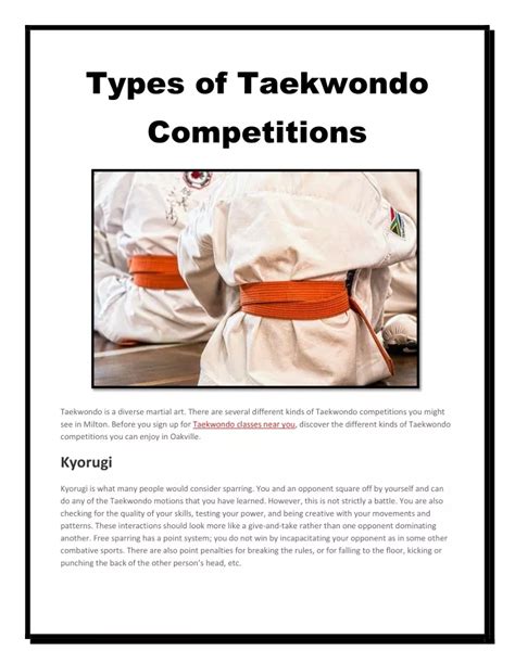 PPT - Taekwondo classes near me - At Dragon Taekwondo PowerPoint Presentation - ID:10617927