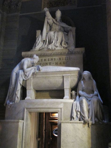 Santi Apostoli Rome The Neo Classical Tomb Of Pope Clement Xiv Was