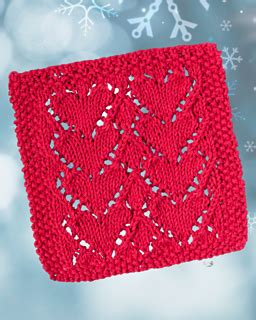 Ravelry Lovely Heart Dishcloth Pattern By Snickerdoodle Knits