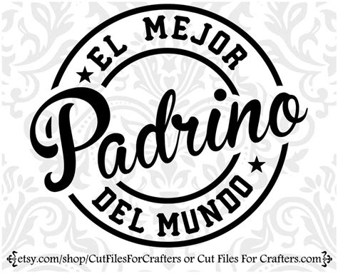 El Mejor Padrino Del Mundo Svgmi Padrino Es Mi Heroe Svg My Etsy Ireland