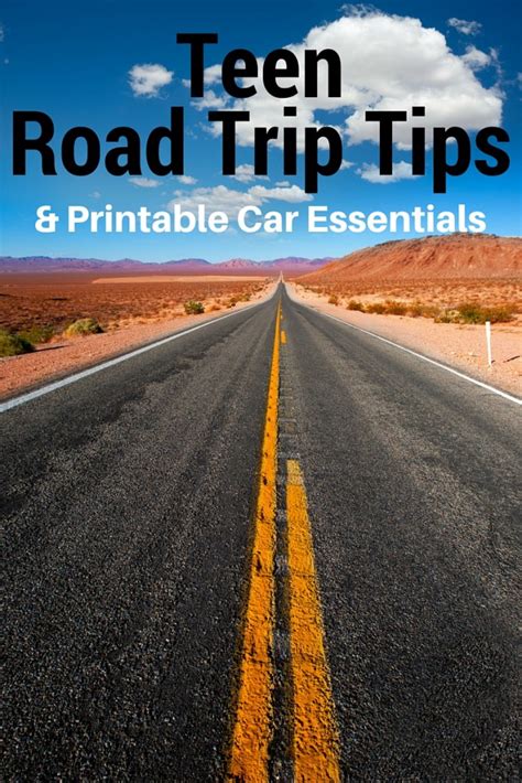 Teen Road Trip Tips & Printable Car Essentials + Giveaway! – My ...