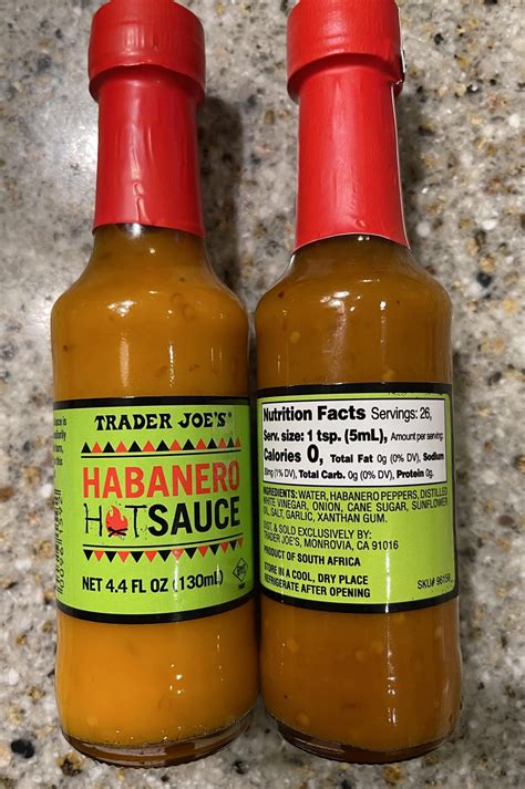 Trader Joe S Habanero Sauce Chili Chili