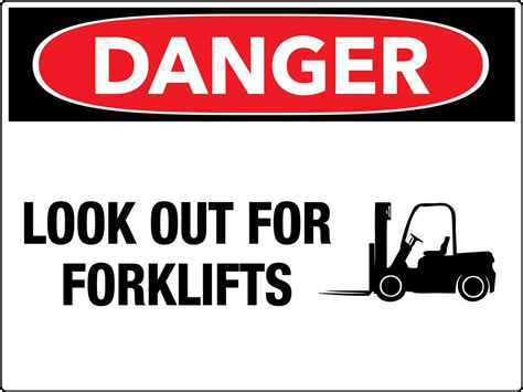 Forklift Safety Labels Creative Safety Supply