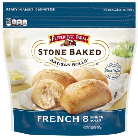 Pepperidge Farm Dinner Rolls French Stone Baked Bagels Biscuits