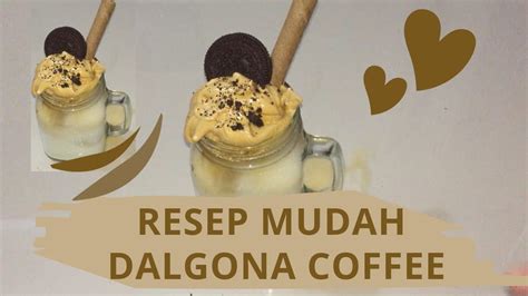 Bikin Dalgona Coffee Anti Gagal Enakk Bangett Guyss Wajib Cobaa