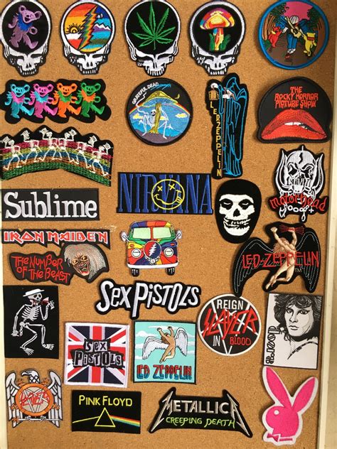 PATCHES Music Patches Rock And Roll Patches Band Patches Vintage