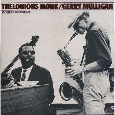 Round Midnight LP X 2 By THELONIUS MONK GERRY MULLIGAN Double LP