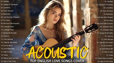 Best English Acoustic Love Songs Playlist Top Acoustic Love Songs