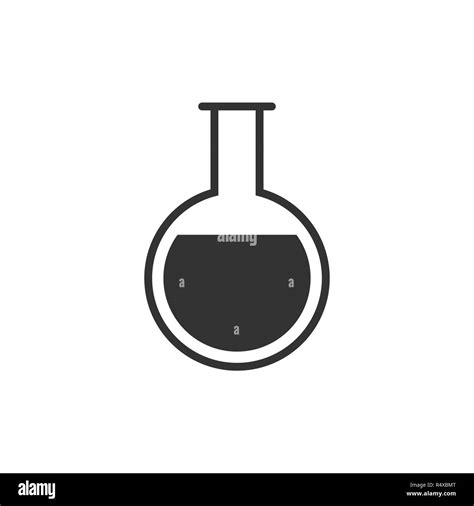 Test Tube Icon Vector Illustration Flat Design Stock Vector Image