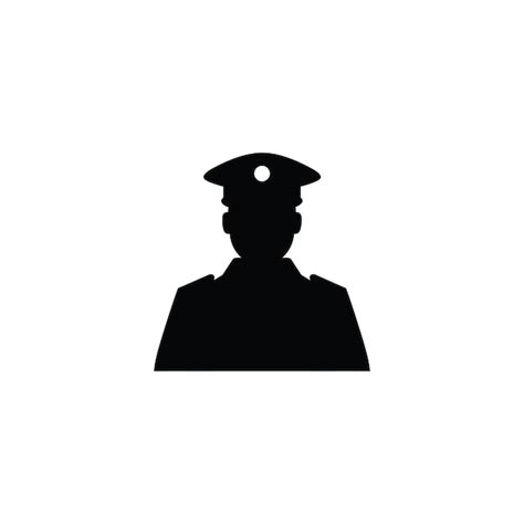 Premium Vector Security Officer Icon Simple Vector Illustration