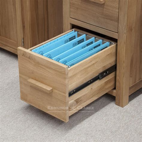 Bury Solid Oak 3 Drawer Filing Cabinet Holds A4 Files Edmunds Clarke