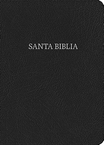 Rvr Biblia Compacta Letra Grande Negro Piel Fabricada Reina