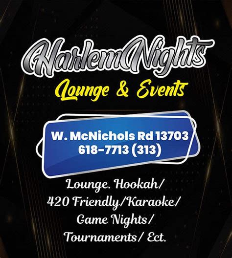 Entry 26 By Maidang34 For Harlem Nights Flyer And Logo NEED TODAY