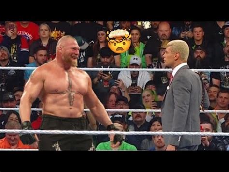 Omg Brock Lesnar Returns On After Wrestlemania Wwe Raw