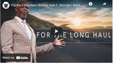 Bishop Dale Bronner Sermon – For the Long Haul - Naijapage