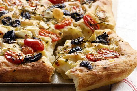 Bake This Delicious Herb And Olive Focaccia Recipe By Curtis Stone For